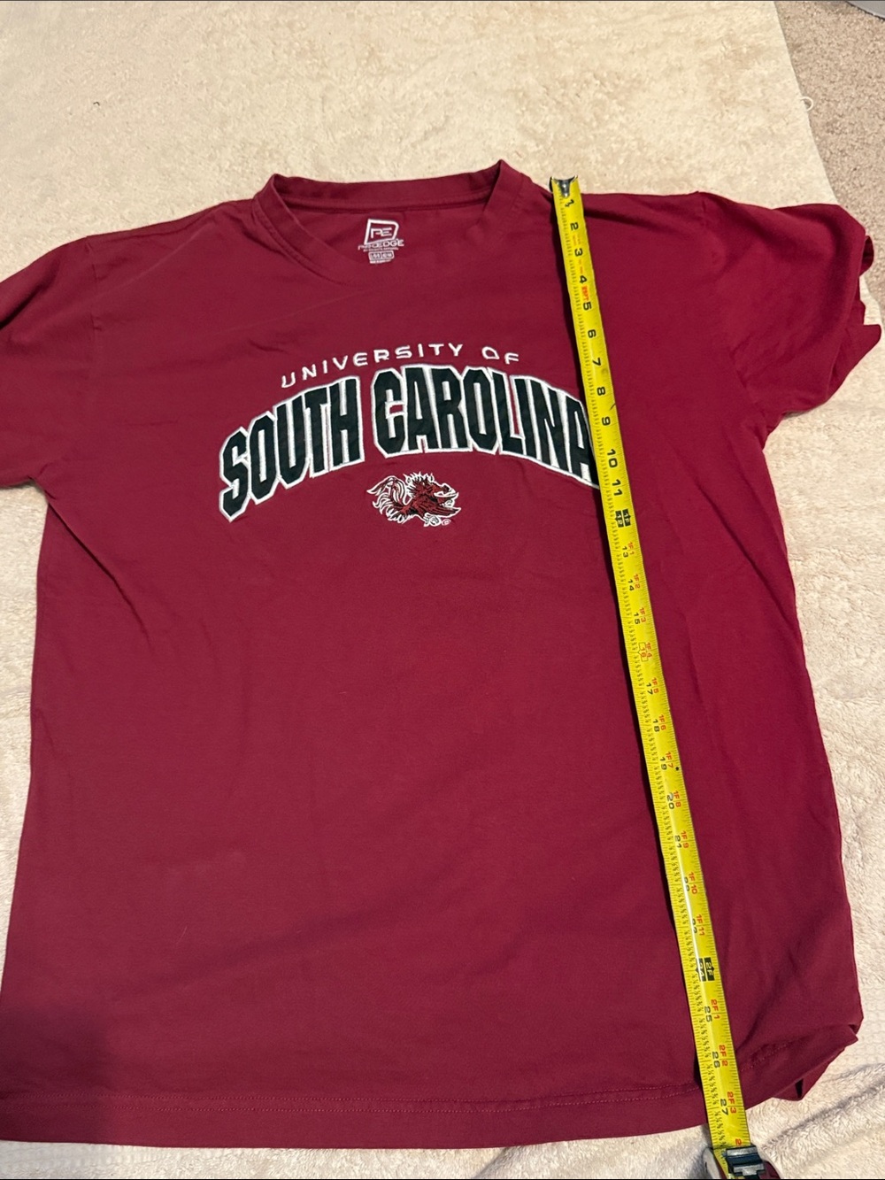 Pro Edge Maroon University of South Carolina Graphic Tee - Picture 4 of 5